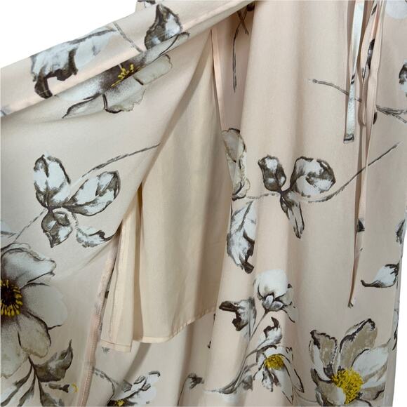 J.O.A. Celadine Blush Pink Floral High-Low Wrap Dress - Picture 8 of 10